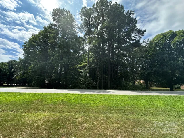a park with trees in the background