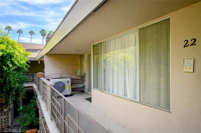 a balcony view with a outdoor space