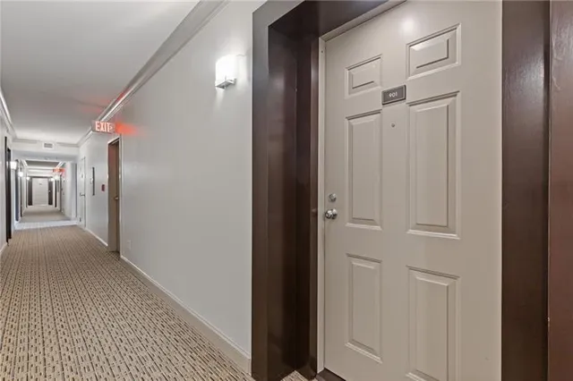 a view of a hallway