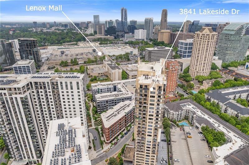 3481 Lakeside Drive Northeast, Unit 901 Atlanta, GA 30326 - Photo 38 of 38 a view of a city with tall buildings