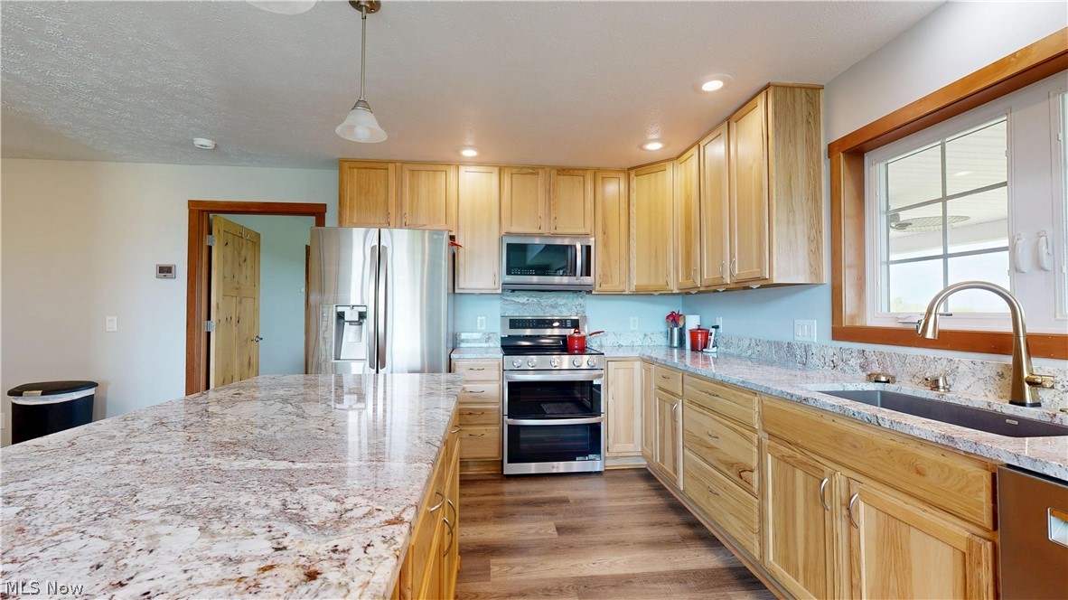 67810 Highway 124 Reedsville, OH 45772 - Photo 17 of 49 Range double oven, kitchen island with plug ins
