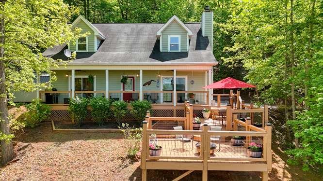 238 Ridge View Lane Hayesville, NC 28904 - Photo 2 of 48 House & Deck from View Side