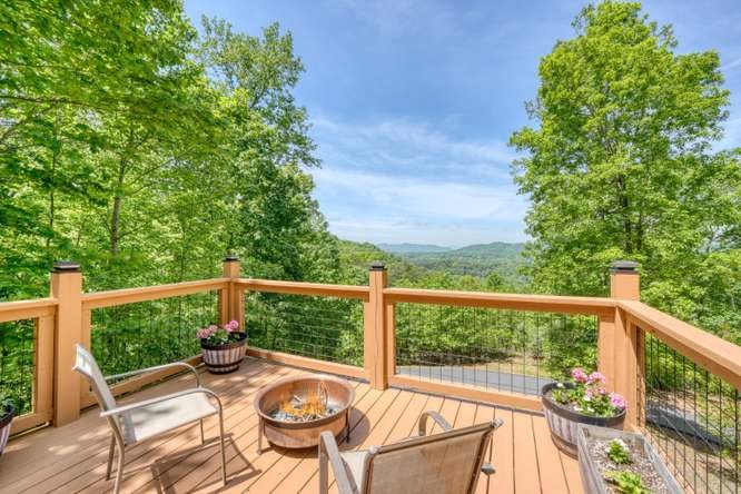 238 Ridge View Lane Hayesville, NC 28904 - Photo 9 of 48 Open Deck with View
