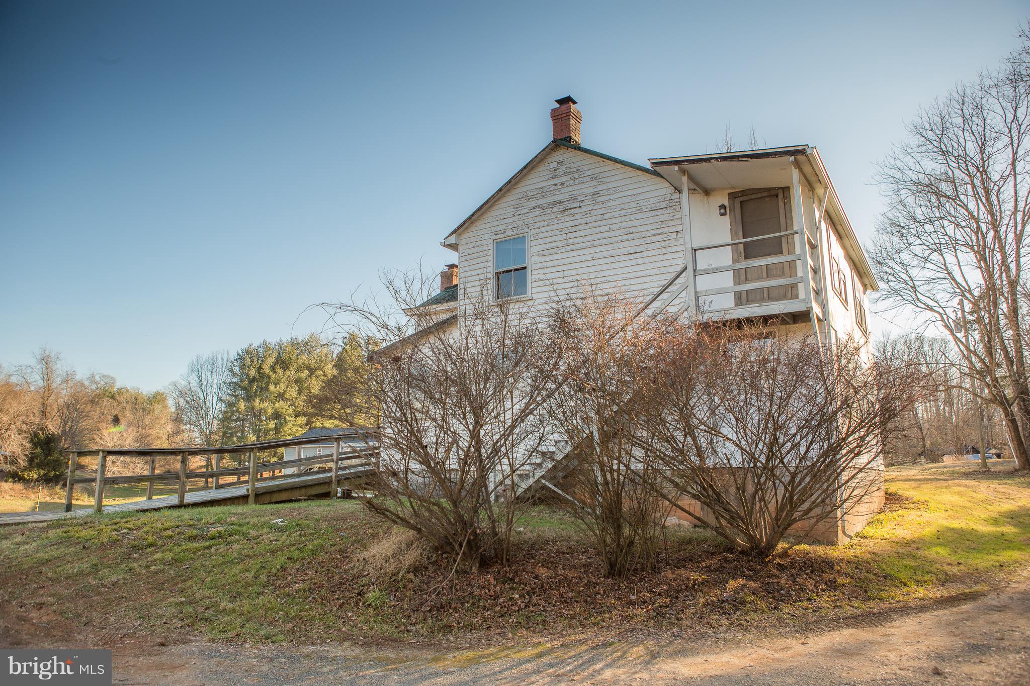 9017 Old Turnpike Road Culpeper, VA 22701 - Photo 3 of 19 Rear of Home with Separate Stairs to Upper Level