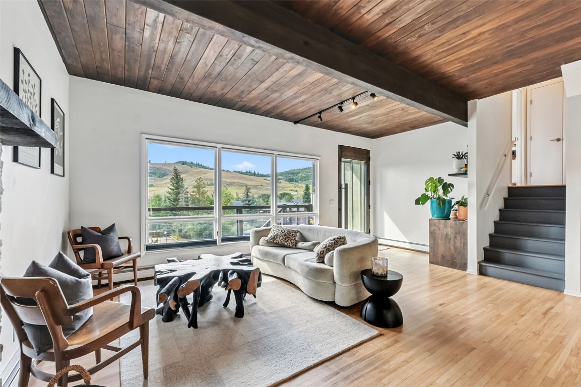 218 Deer Path Road Dillon, CO 80435 - Photo 6 of 49 a living room with furniture and a large window