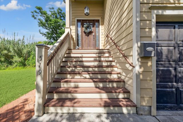 a view of a park with slides
