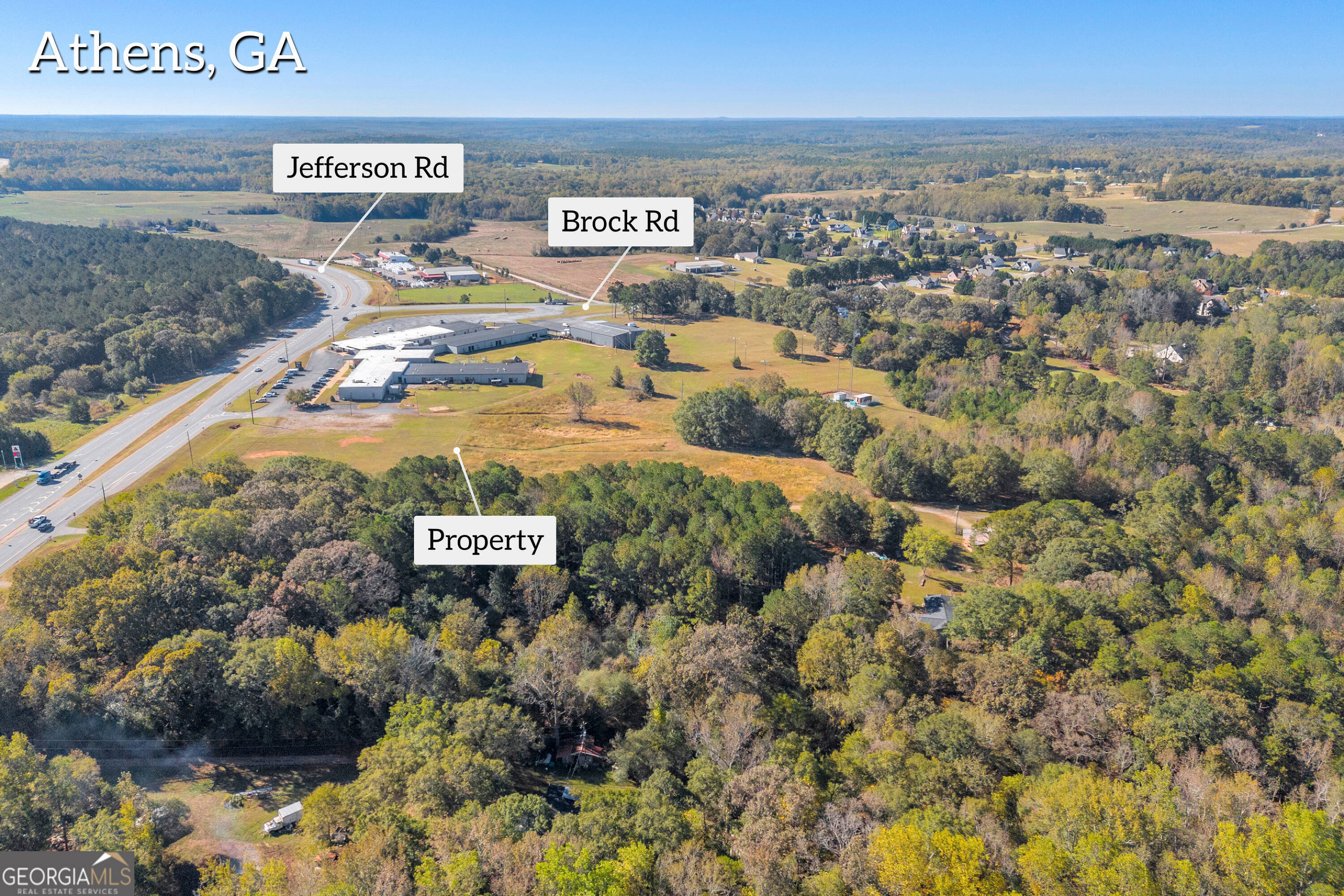 0 Jefferson Road Athens, GA 30607 - Photo 5 of 7 a view of a city with tall buildings