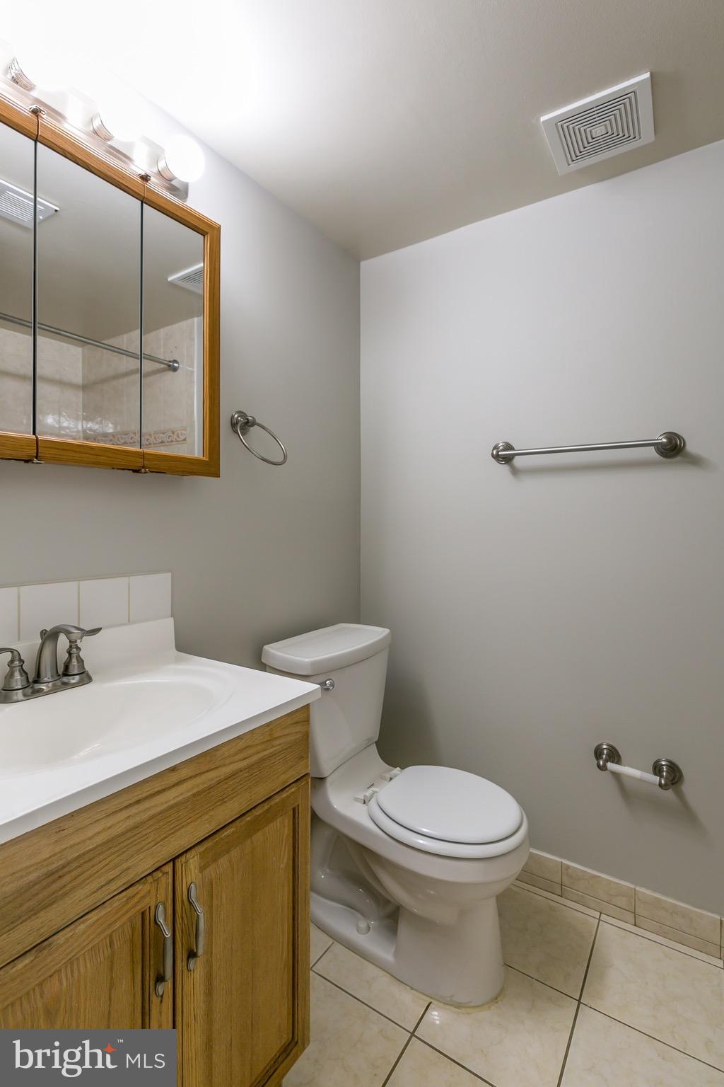 11650 Stoneview Square, Unit 11C Reston, VA 20191 - Photo 10 of 26 a bathroom with a sink a toilet and mirror