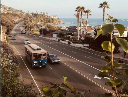 an outdoor space with seating area and furniture