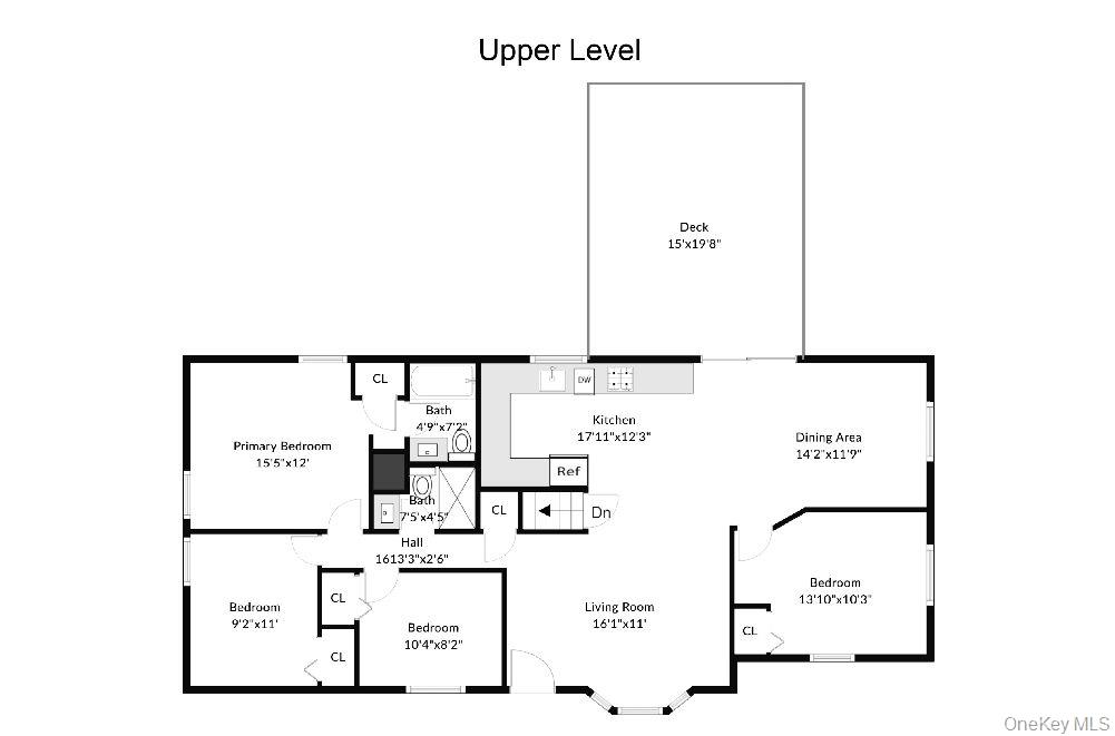 3 Ritter Drive Poughkeepsie, NY 12601 - Photo 48 of 49 Upper Level Floor Plan