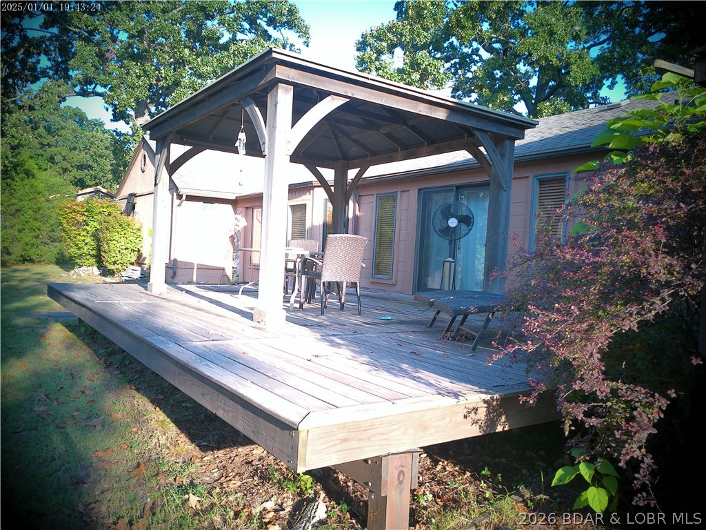 1814 Sagrada Road Edwards, MO 65326 - Photo 32 of 62 Spacious LAKE SIDE DECK for Relaxing or Entertaini