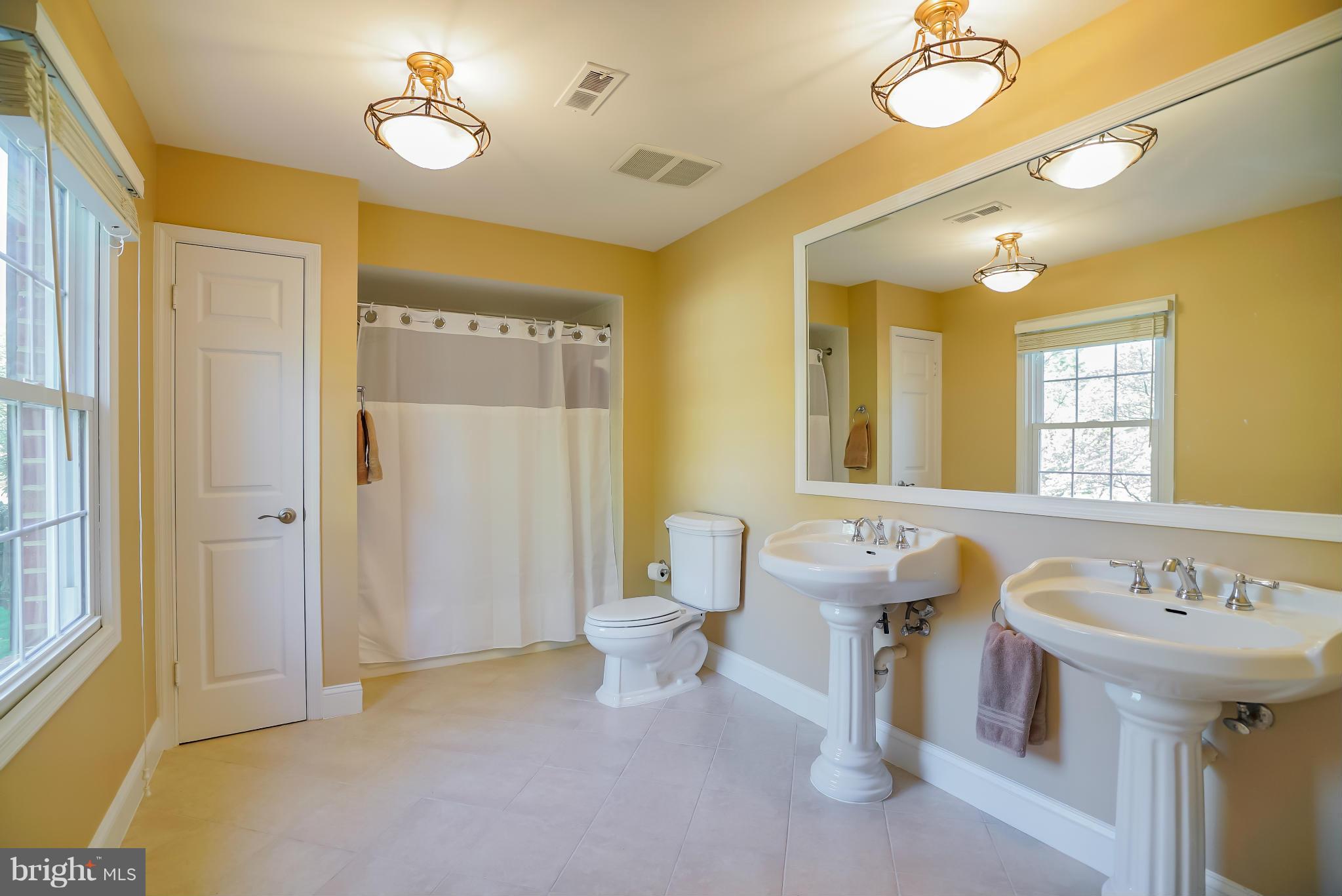 11811 Grey Birch Place Reston, VA 20191 - Photo 16 of 30 a bathroom with a sink a toilet and mirror