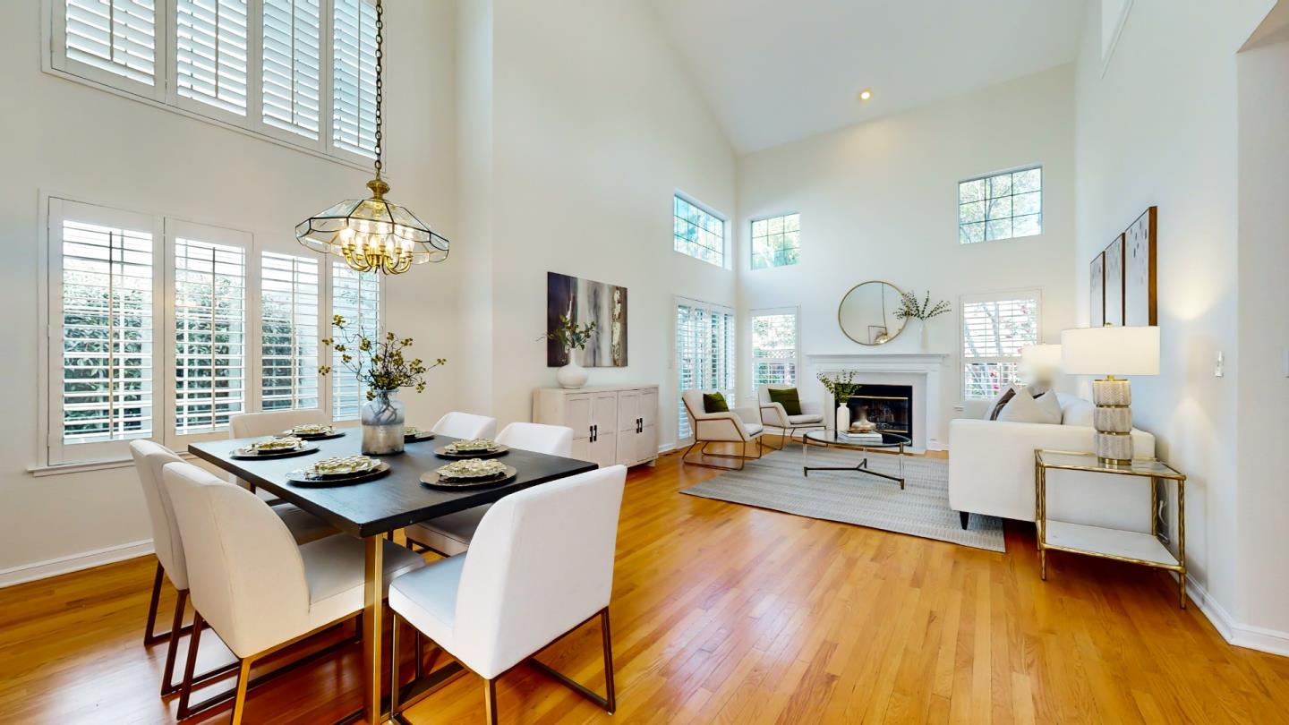890 Windmill Park Lane Mountain View, CA 94043 - Photo 1 of 27 a living room with fireplace furniture and a fireplace