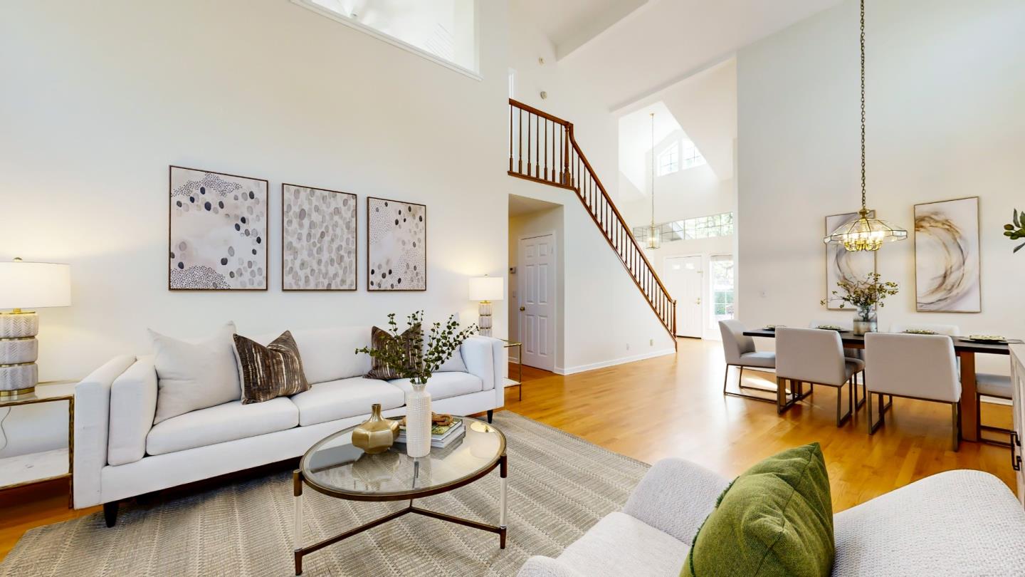 890 Windmill Park Lane Mountain View, CA 94043 - Photo 9 of 27 a living room with furniture and wooden floor
