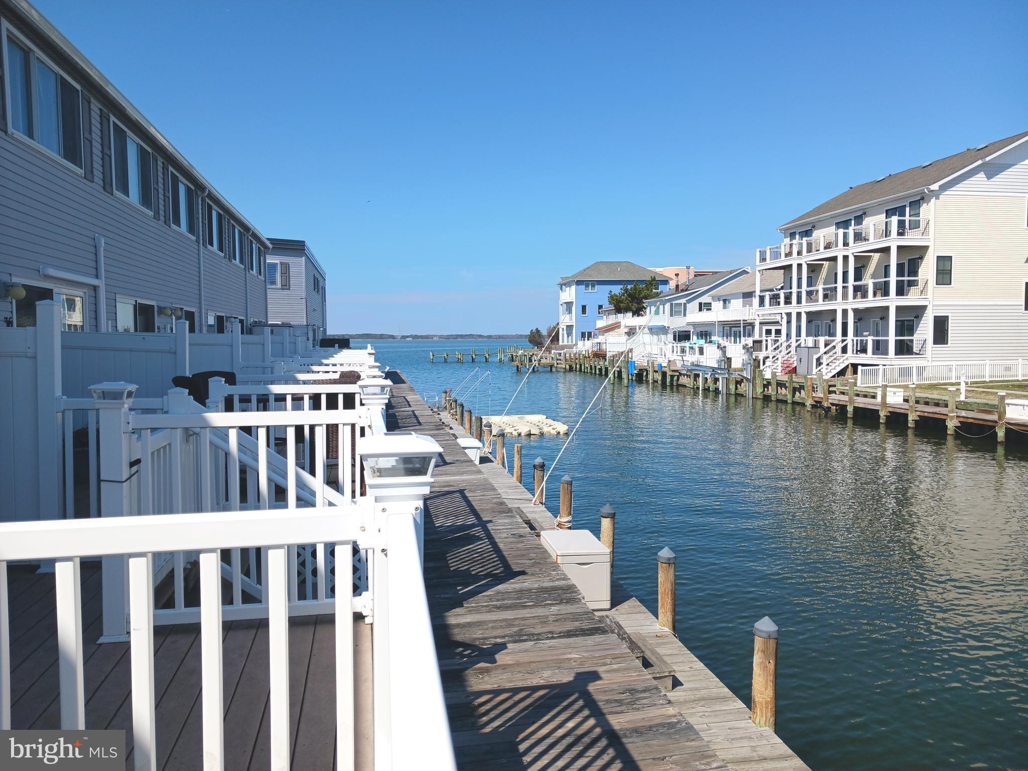 View of the Canal and Bay from Lower Level Deck