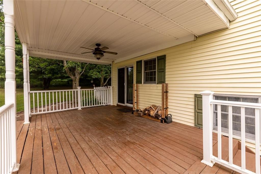 346 Burns Road Slippery Rock, PA 16057 - Photo 13 of 27 a view of a porch with wooden floor