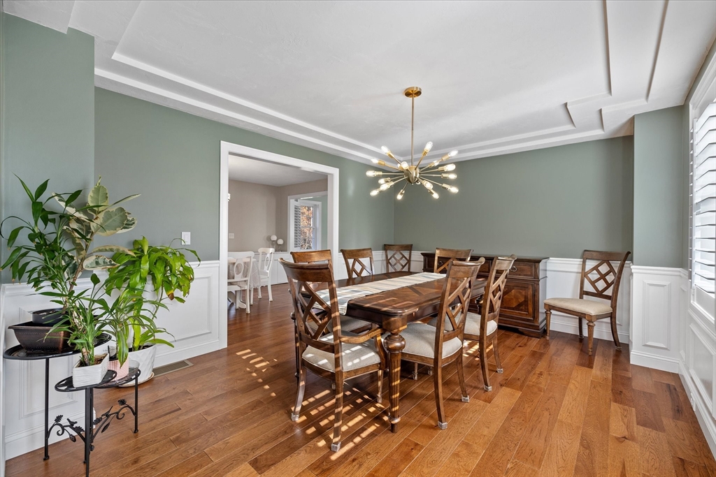 81 Central Tree Road Rutland, MA 01543 - Photo 11 of 31 a dining room with furniture potted plants and wooden floor