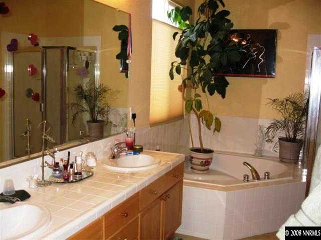 1854 San Pablo Drive Reno, NV 89521 - Photo 7 of 9 a bathroom with a tub sink and mirror