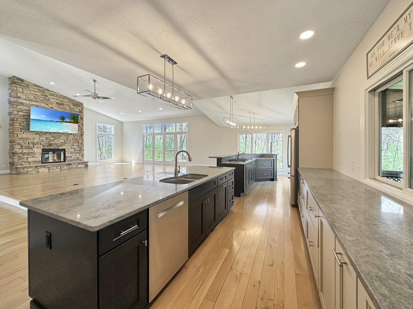 1669 Barberry Circle Freeport, IL 61032 - Photo 12 of 67 a kitchen with granite countertop a sink counter top space and stainless steel appliances