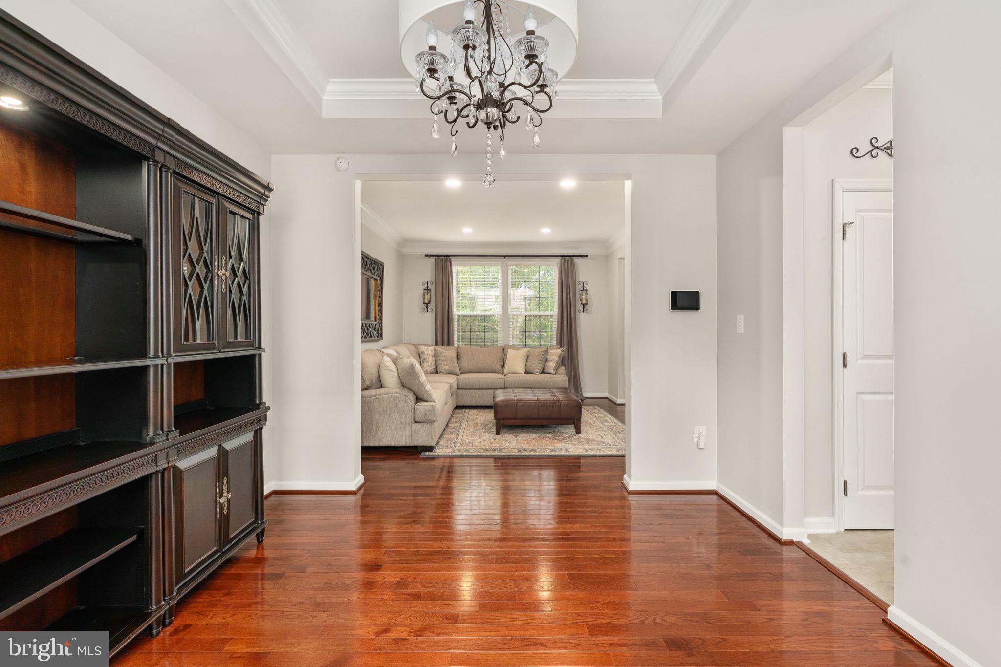 9417 Reservoir Road Fredericksburg, VA 22407 - Photo 17 of 80 Elegant entryway with rich hardwood.