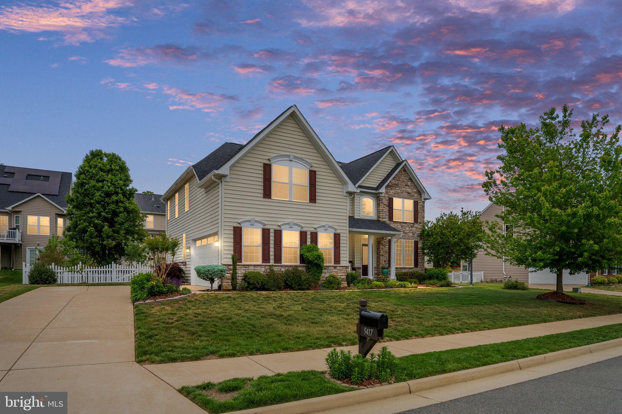 9417 Reservoir Road Fredericksburg, VA 22407 - Photo 3 of 80 Charming home at twilight glow.