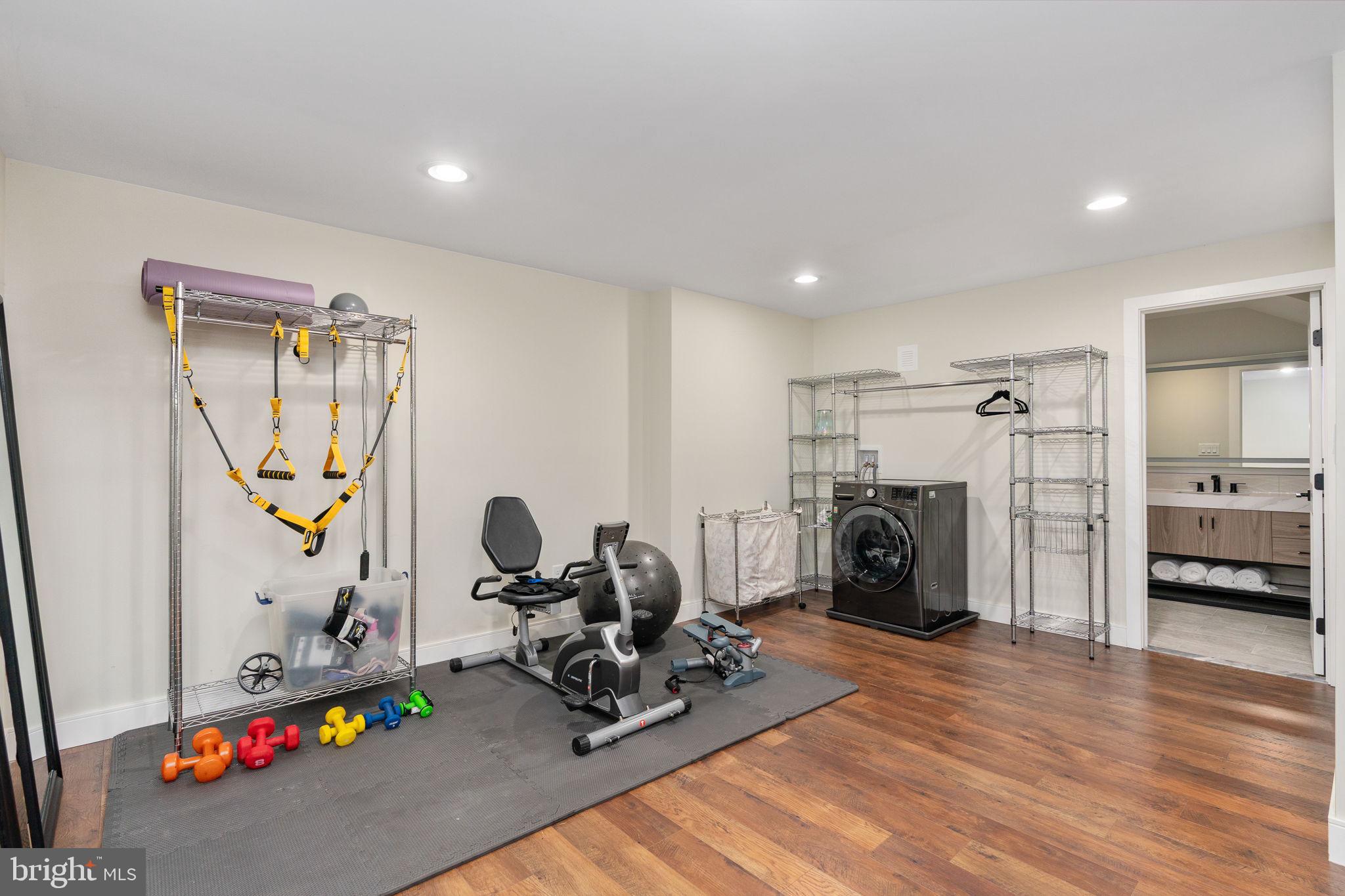 9417 Reservoir Road Fredericksburg, VA 22407 - Photo 45 of 80 Versatile space for fitness and laundry.