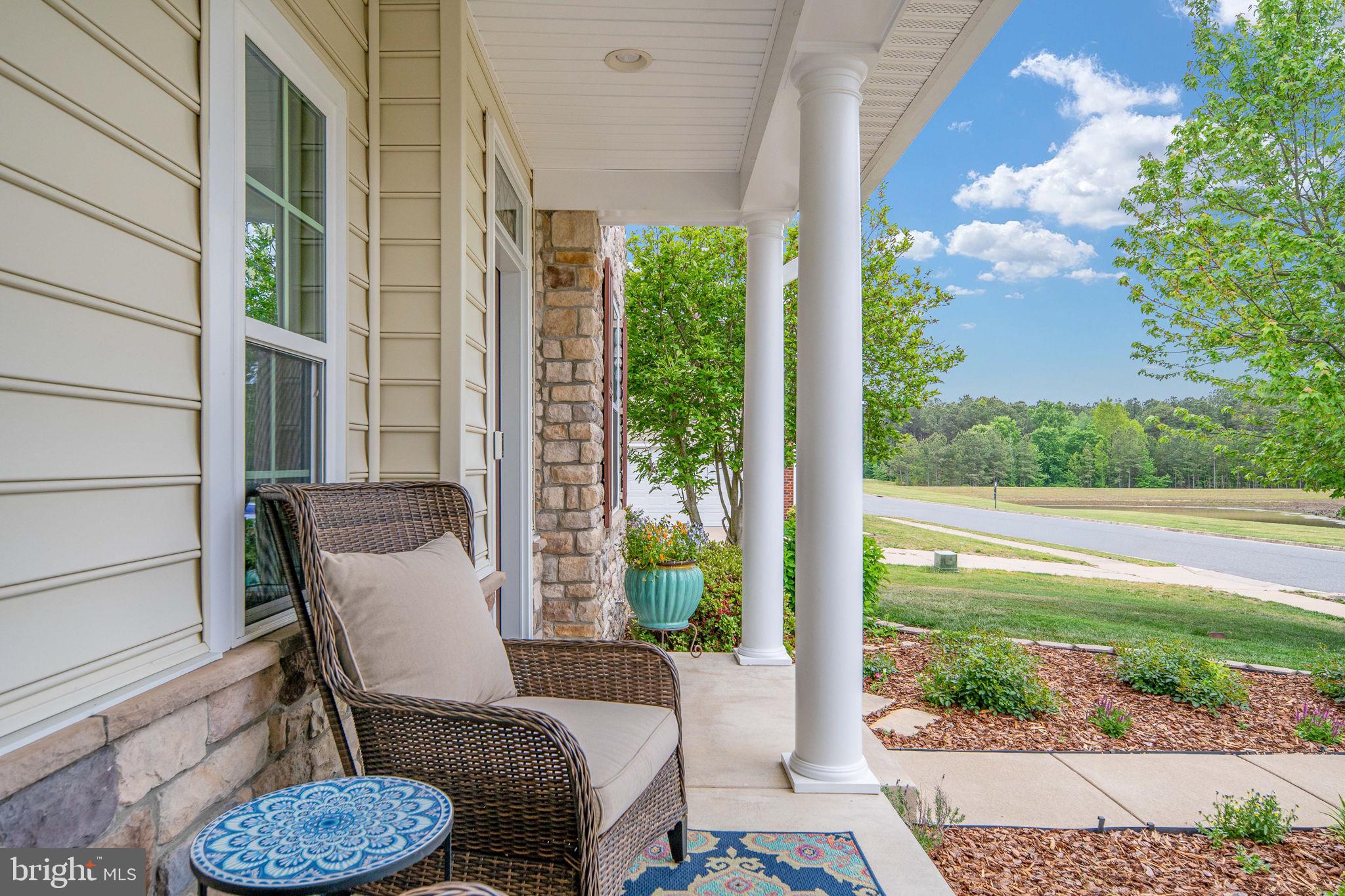 9417 Reservoir Road Fredericksburg, VA 22407 - Photo 9 of 80 Charming porch with scenic views.