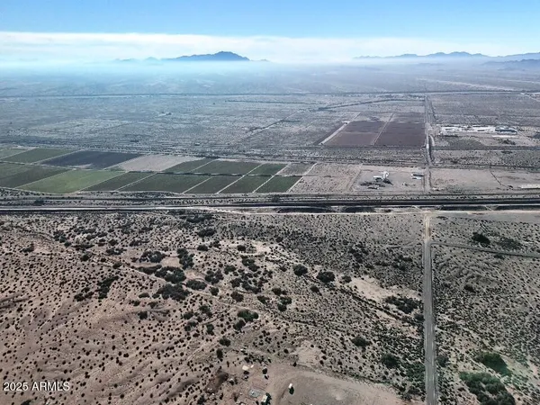 a view of a dry yard with wooden floor