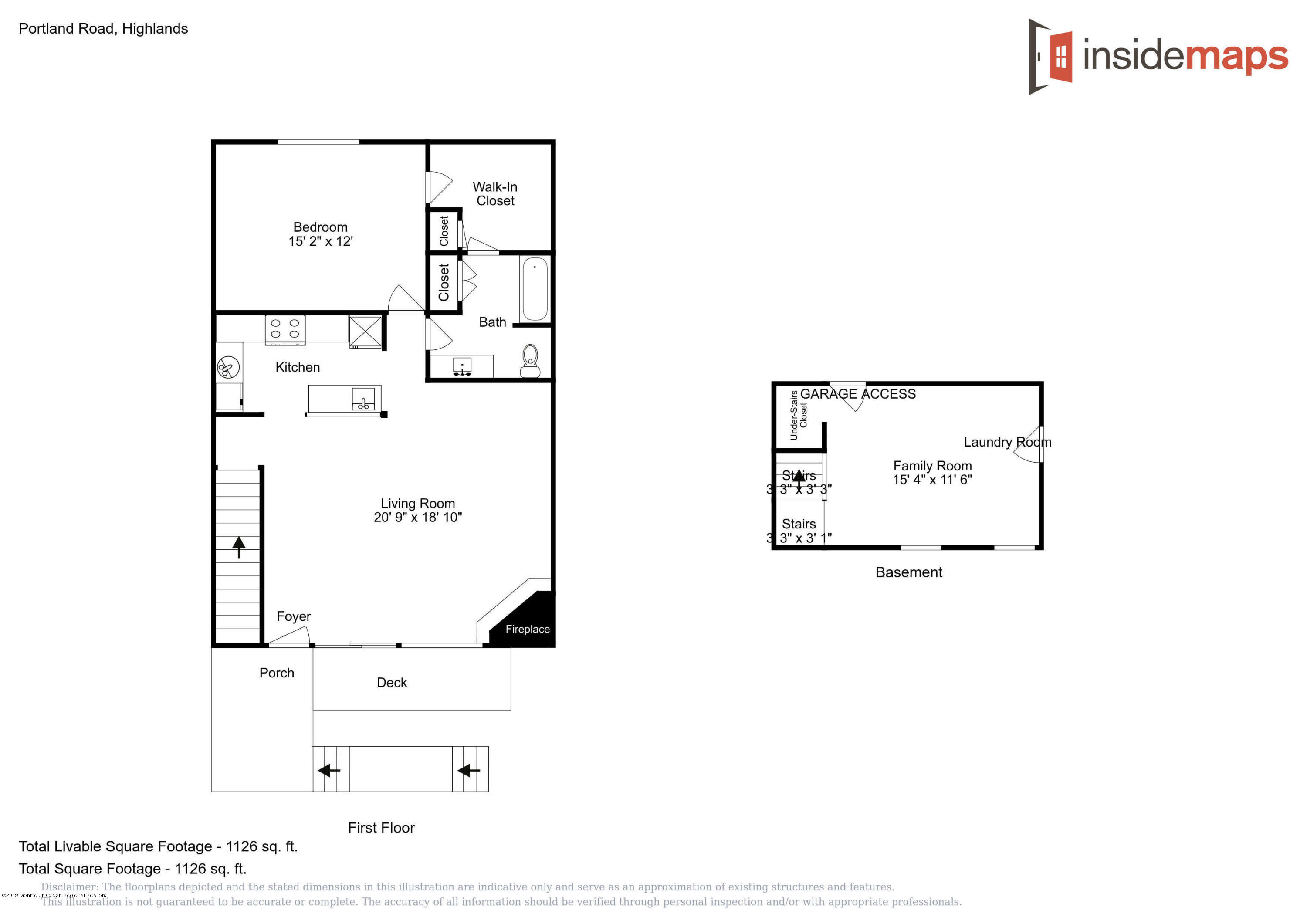 30 Portland Road, Unit A9 Highlands, NJ 07732 - Photo 36 of 36 30 Portland Road A9 Floor Plan2