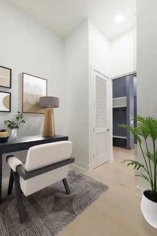 a view of a house with a balcony