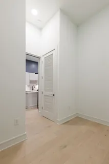 a view of a city with tall buildings