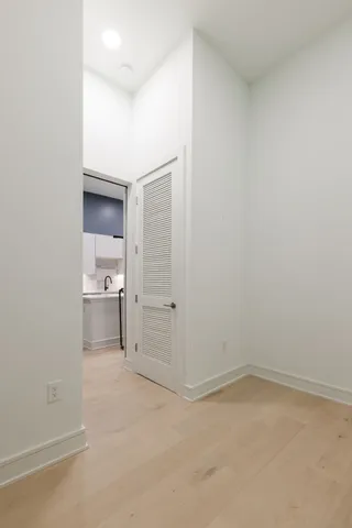 a view of a city with tall buildings