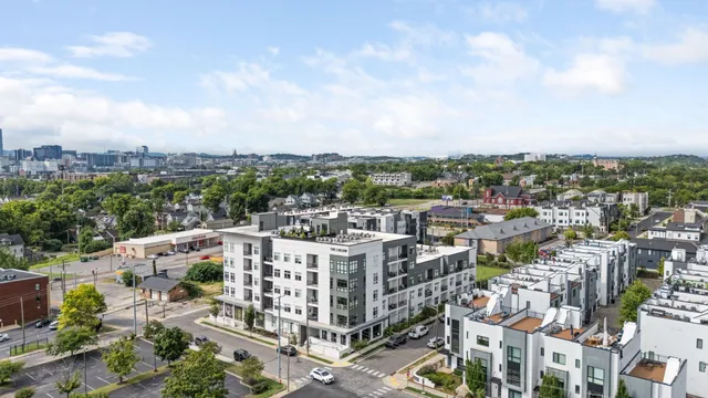 a view of balcony with couch
