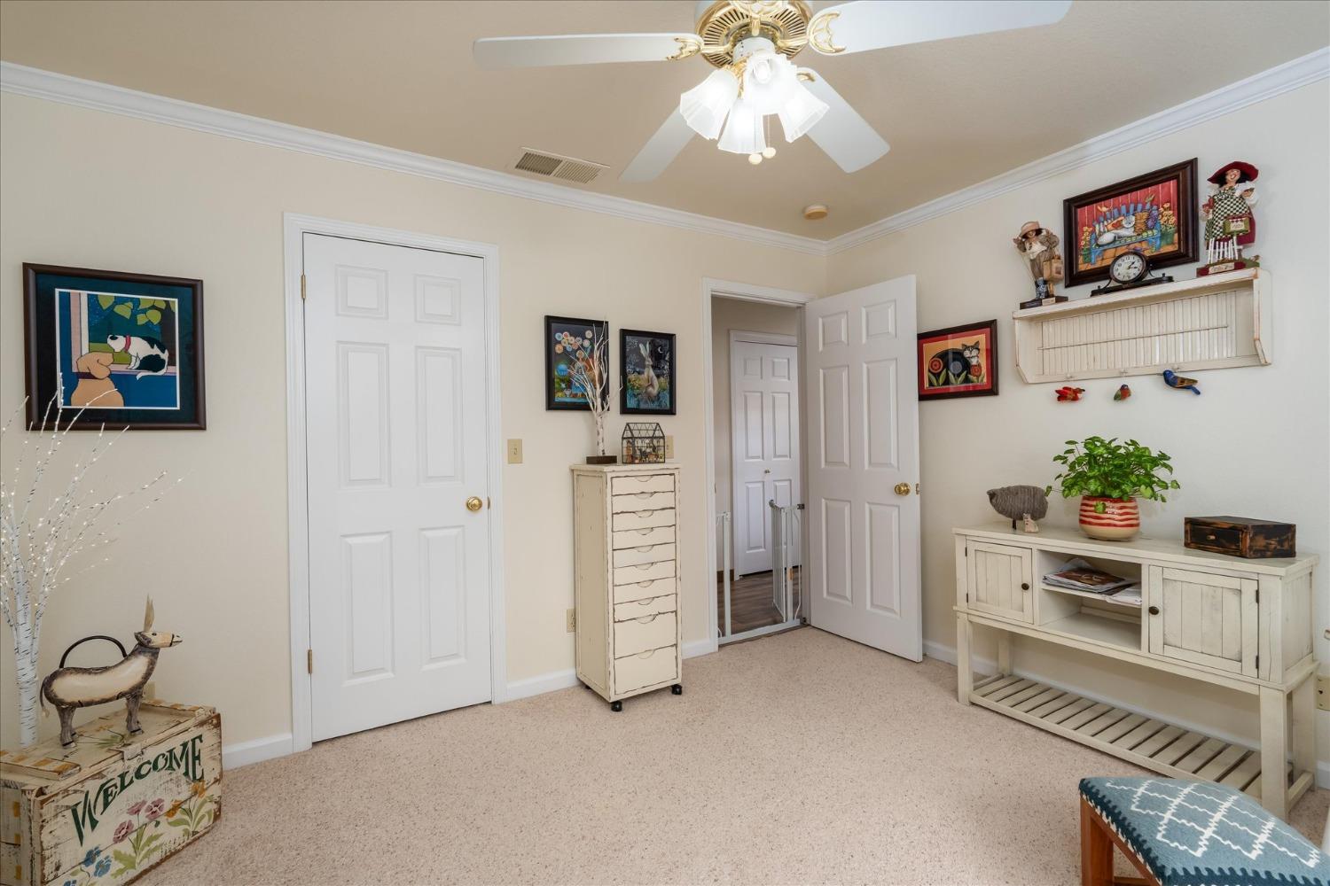33655 River Knolls Road Coarsegold, CA 93614 - Photo 29 of 55 a view of workspace with cabinet cabinet and window