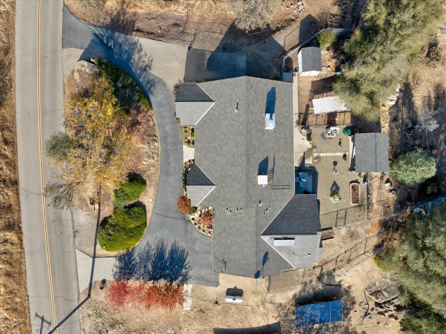 33655 River Knolls Road Coarsegold, CA 93614 - Photo 51 of 55 an aerial view of residential houses with outdoor space