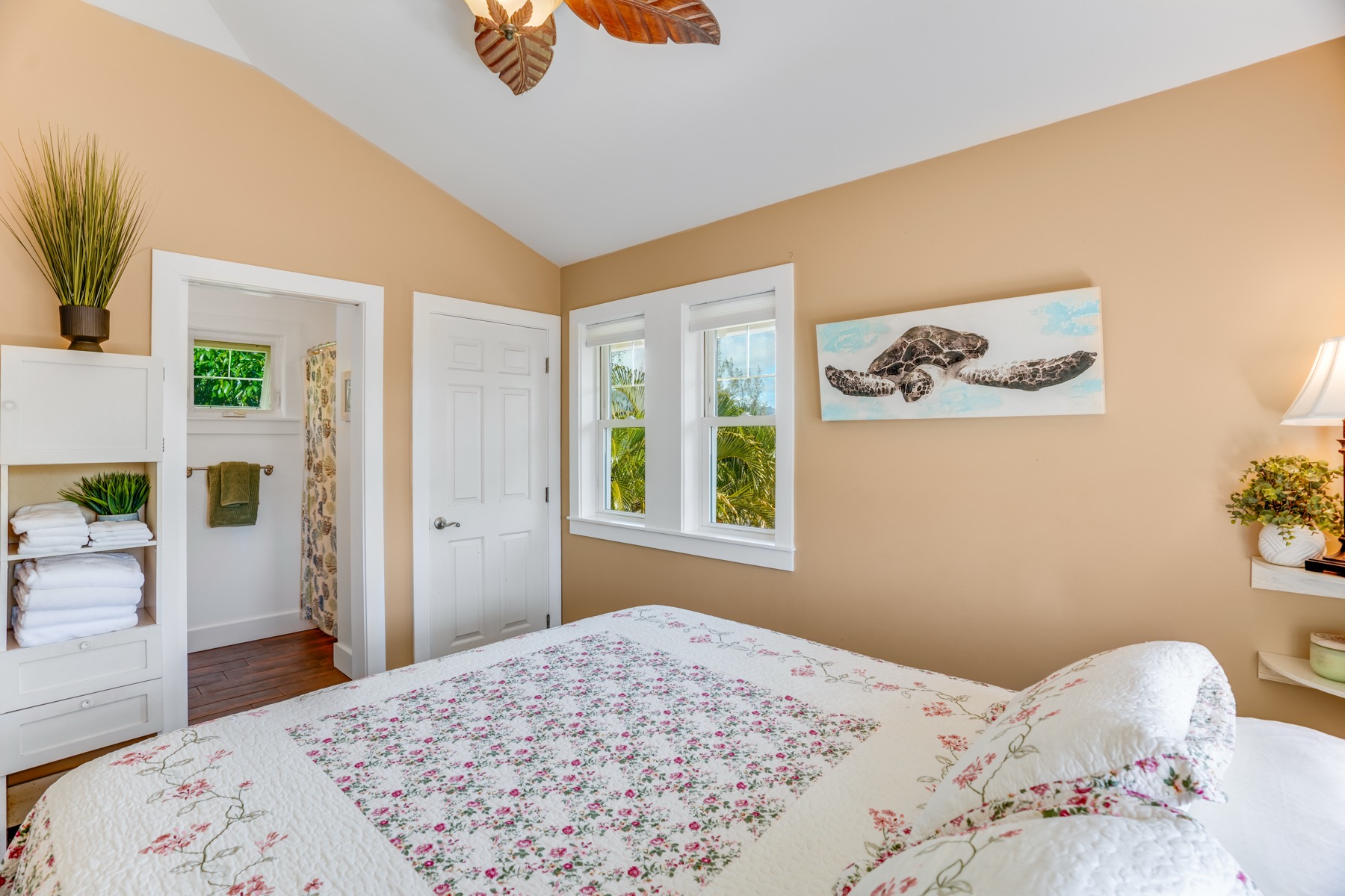 1730 Keleka Road Koloa, HI 96756 - Photo 25 of 29 a bedroom with a bed and a window