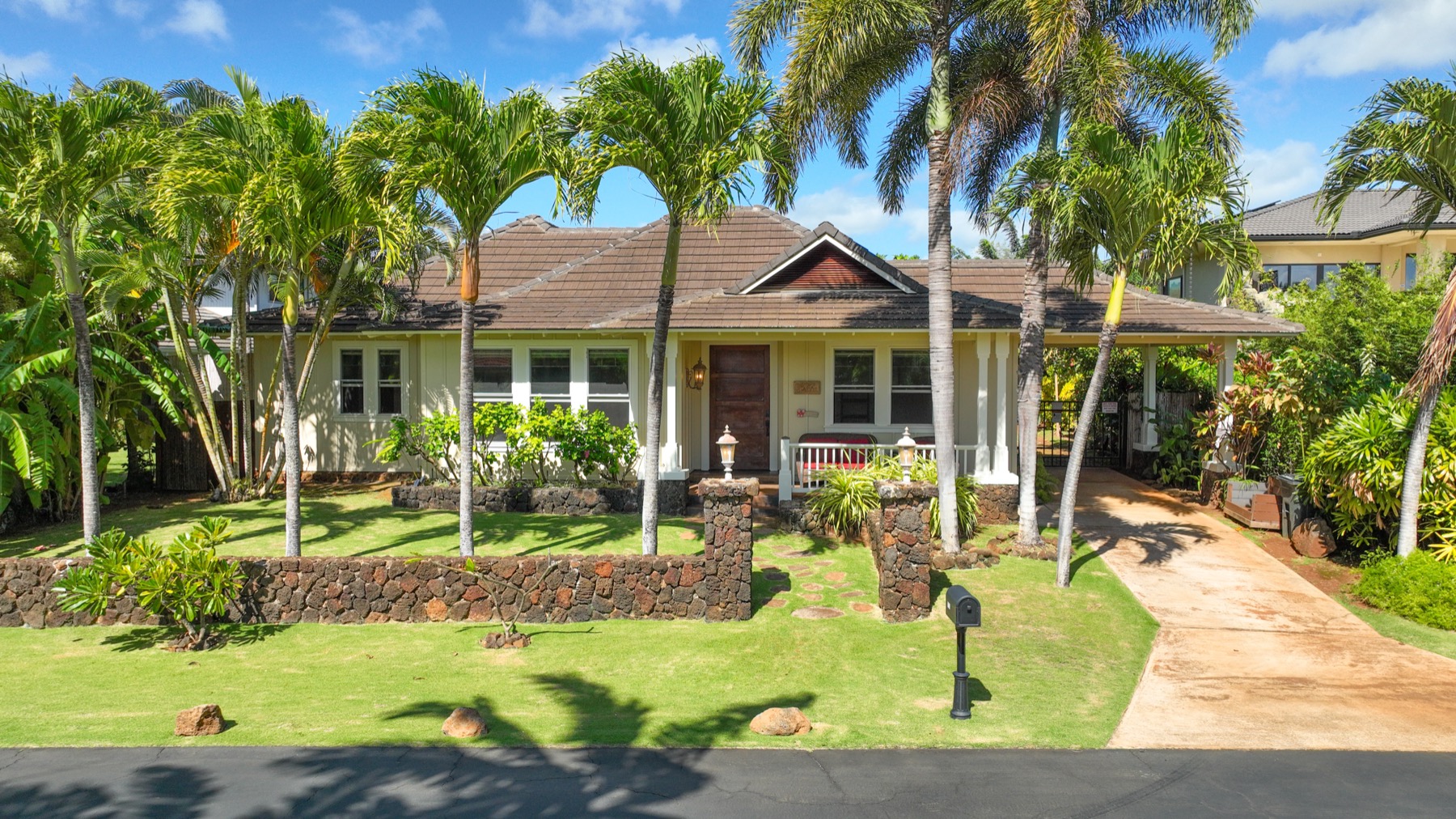 1730 Keleka Road Koloa, HI 96756 - Photo 28 of 29 a view of a house with swimming pool and sitting area