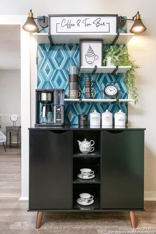 a front view of two mirror