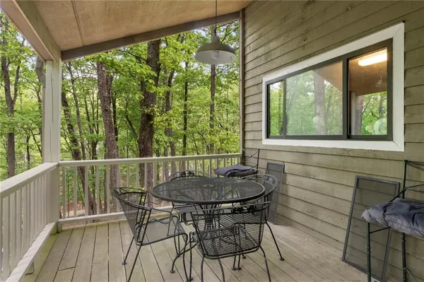 a view of outdoor space and trees