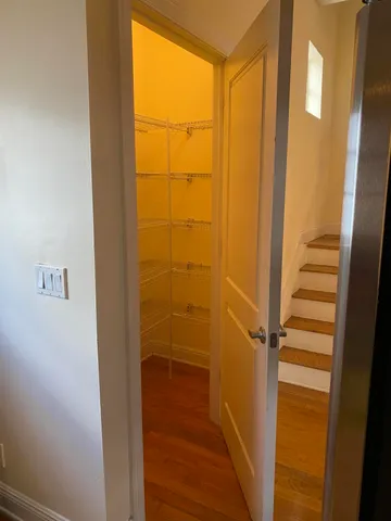 a view of walk in closet