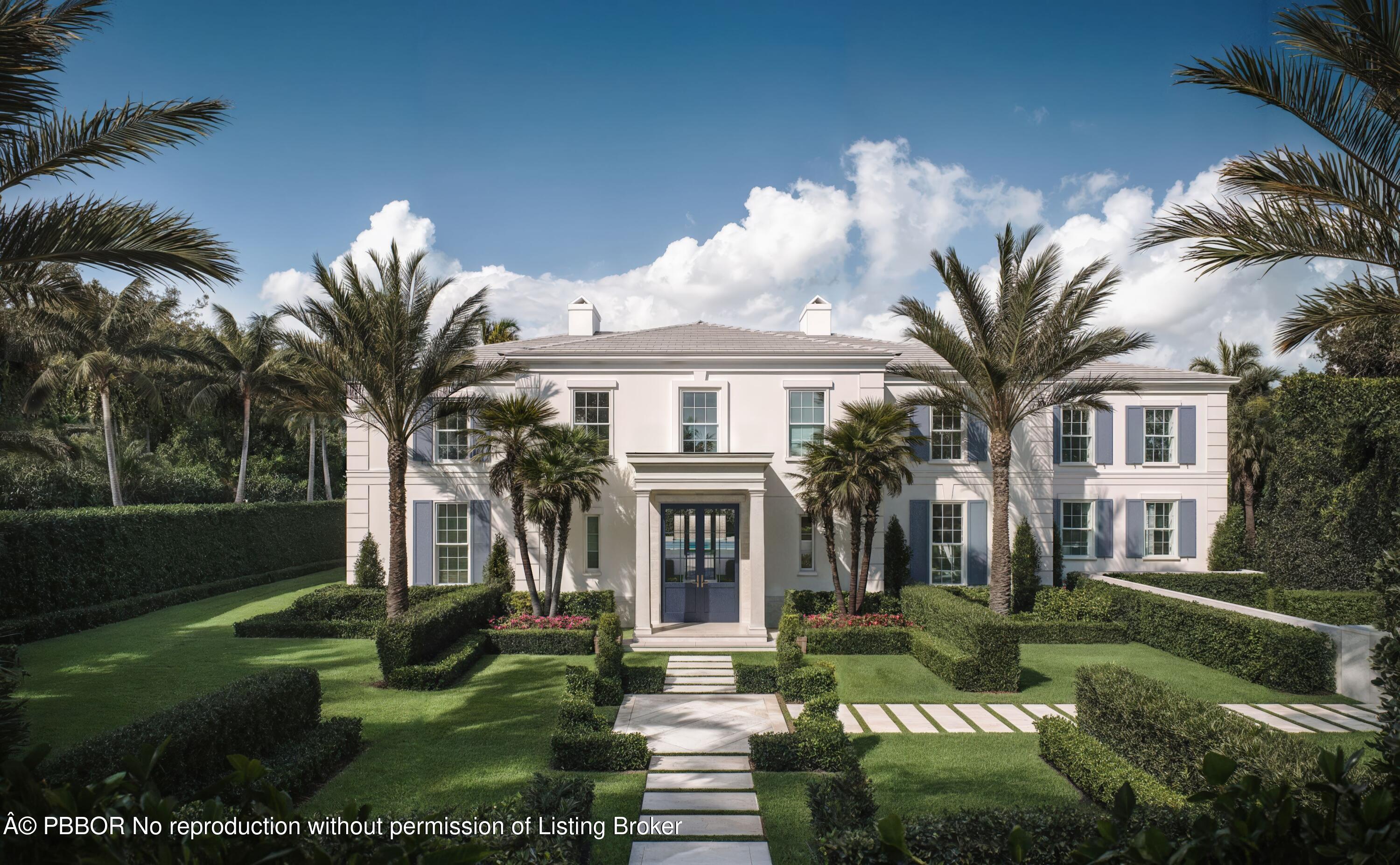 124 Cocoanut Row Palm Beach, FL 33480 - Photo 3 of 15 a front view of a house with a yard