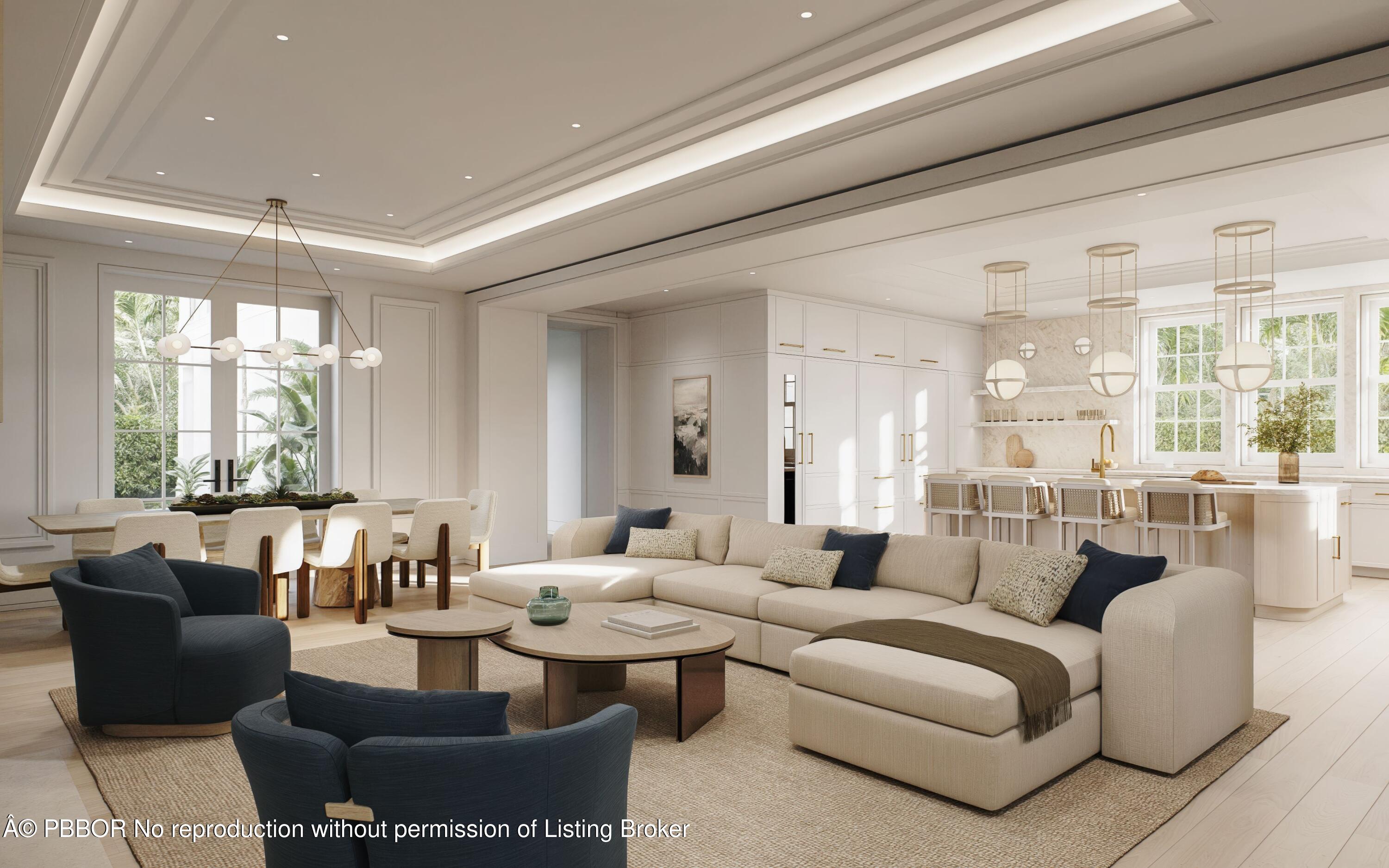 124 Cocoanut Row Palm Beach, FL 33480 - Photo 7 of 15 a living room with furniture and a large window