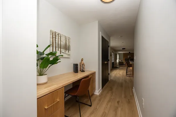 a view of a floor in a building