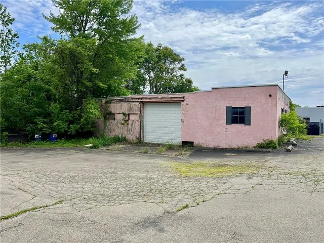 a backyard of a house