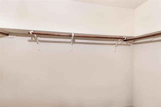 a close view of closet