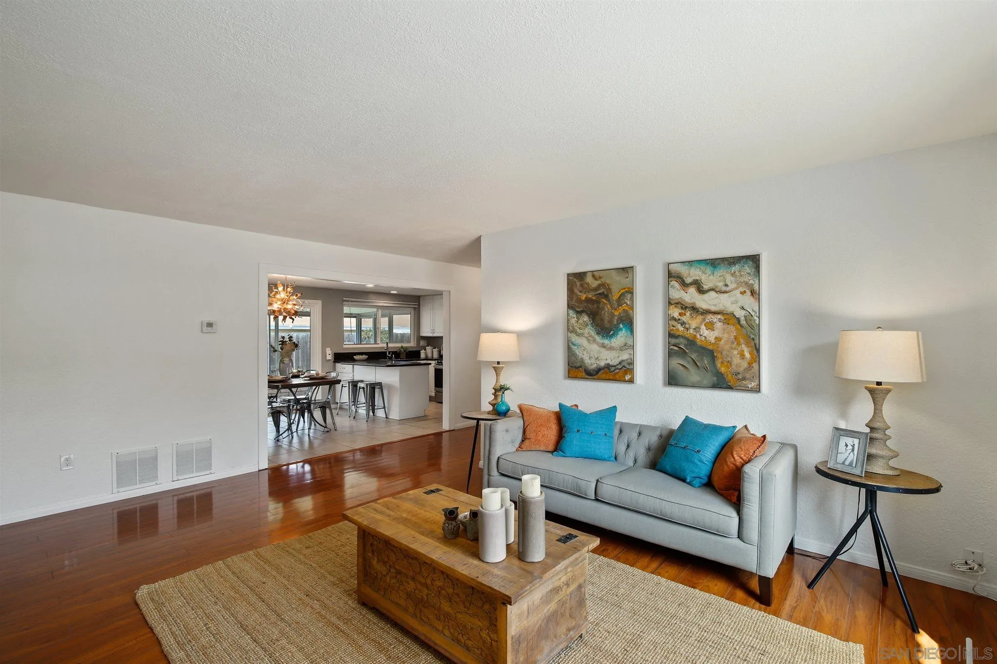 13432 Carriage Road Poway, CA 92064 - Photo 3 of 27 a living room with furniture and a wooden floor