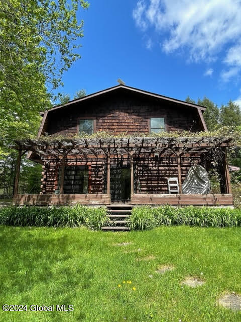 83 McCulloch Cross Road Rensselaerville, NY 12120 - Photo 32 of 48 Exterior Side Porch and Trellis