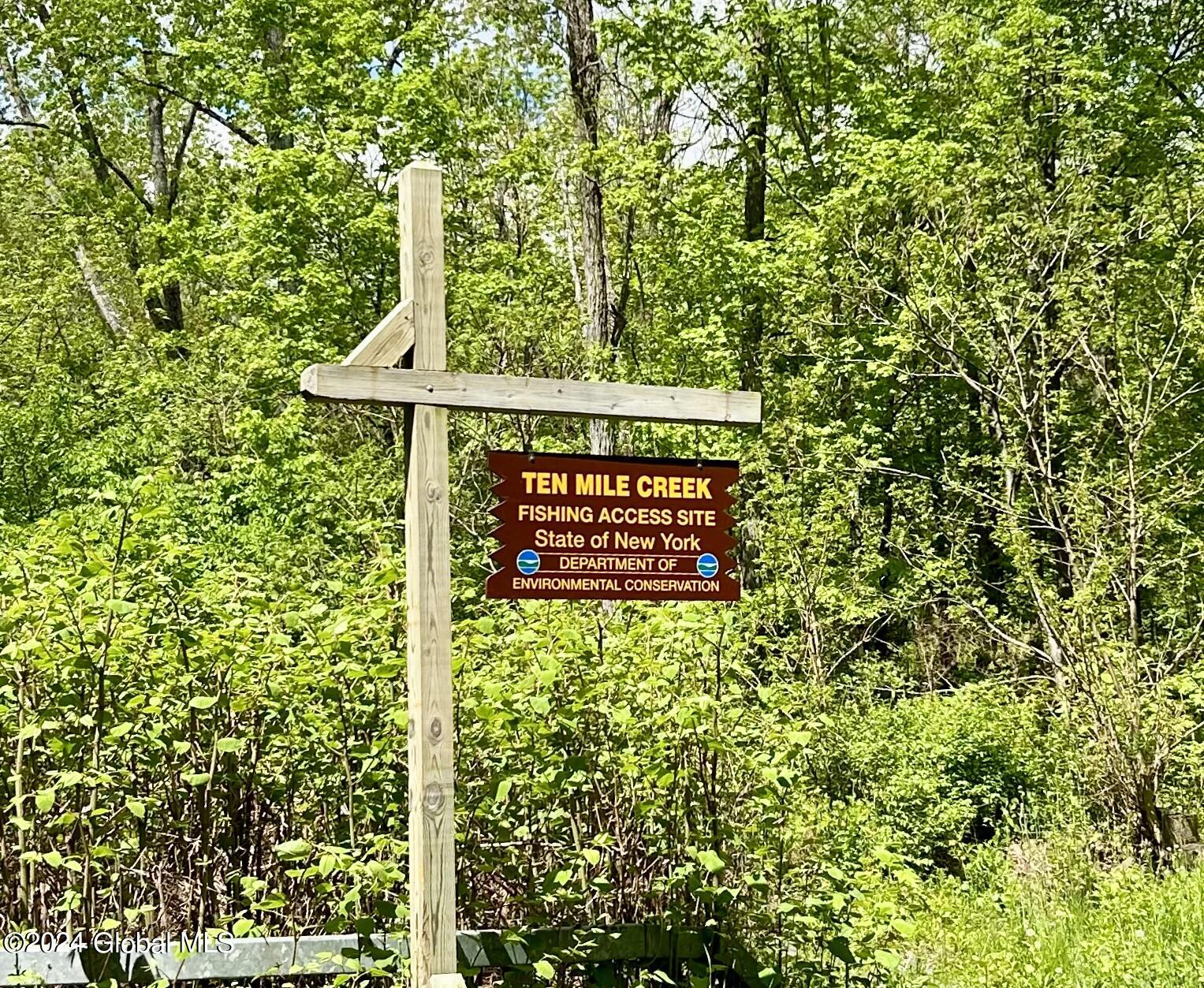 83 McCulloch Cross Road Rensselaerville, NY 12120 - Photo 44 of 48 Approach 10 Mile Creek Sign