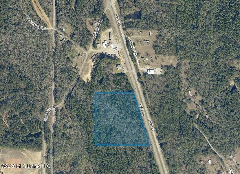 49 Highway Saucier Ms 39574 Saucier, MS 39574 - Photo 4 of 9 Aerial view of parcel