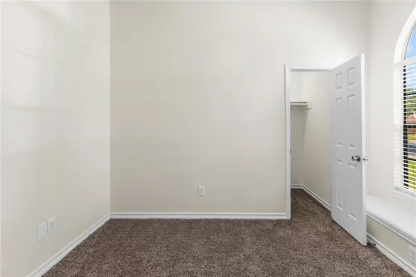 a view of an empty room